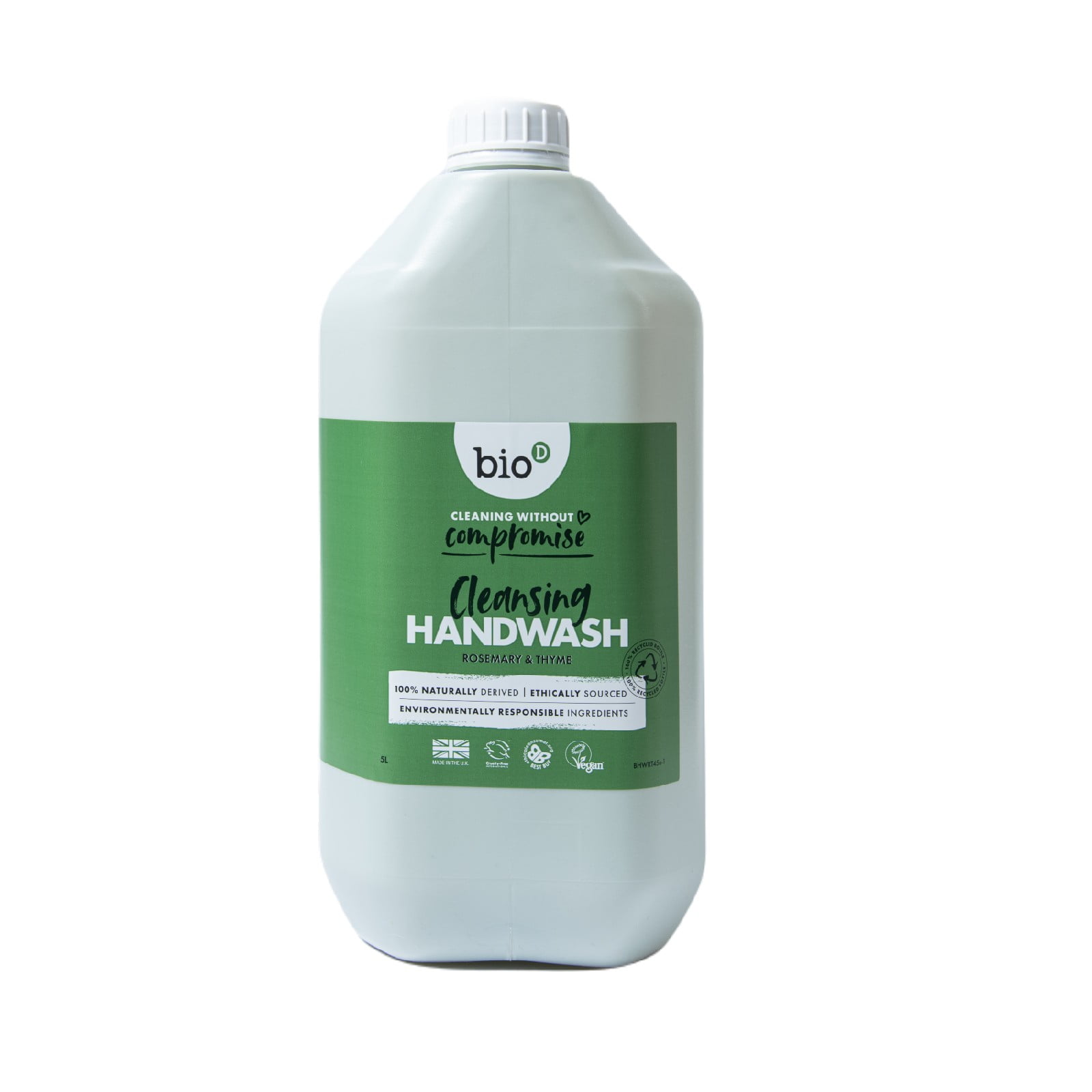 Bio-D Rosemary & Thyme Cleansing Hand Wash - 5L
