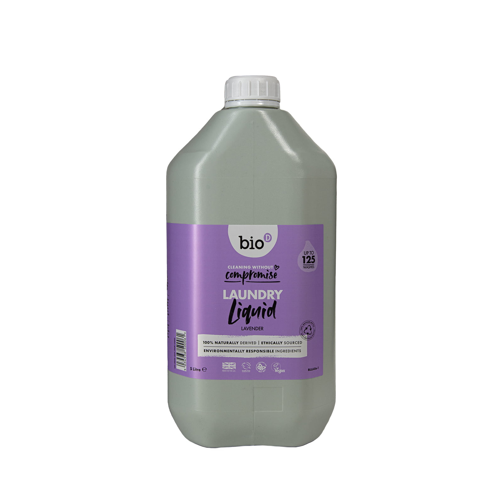 Bio-D Lavender Non Bio Laundry Liquid - 5L