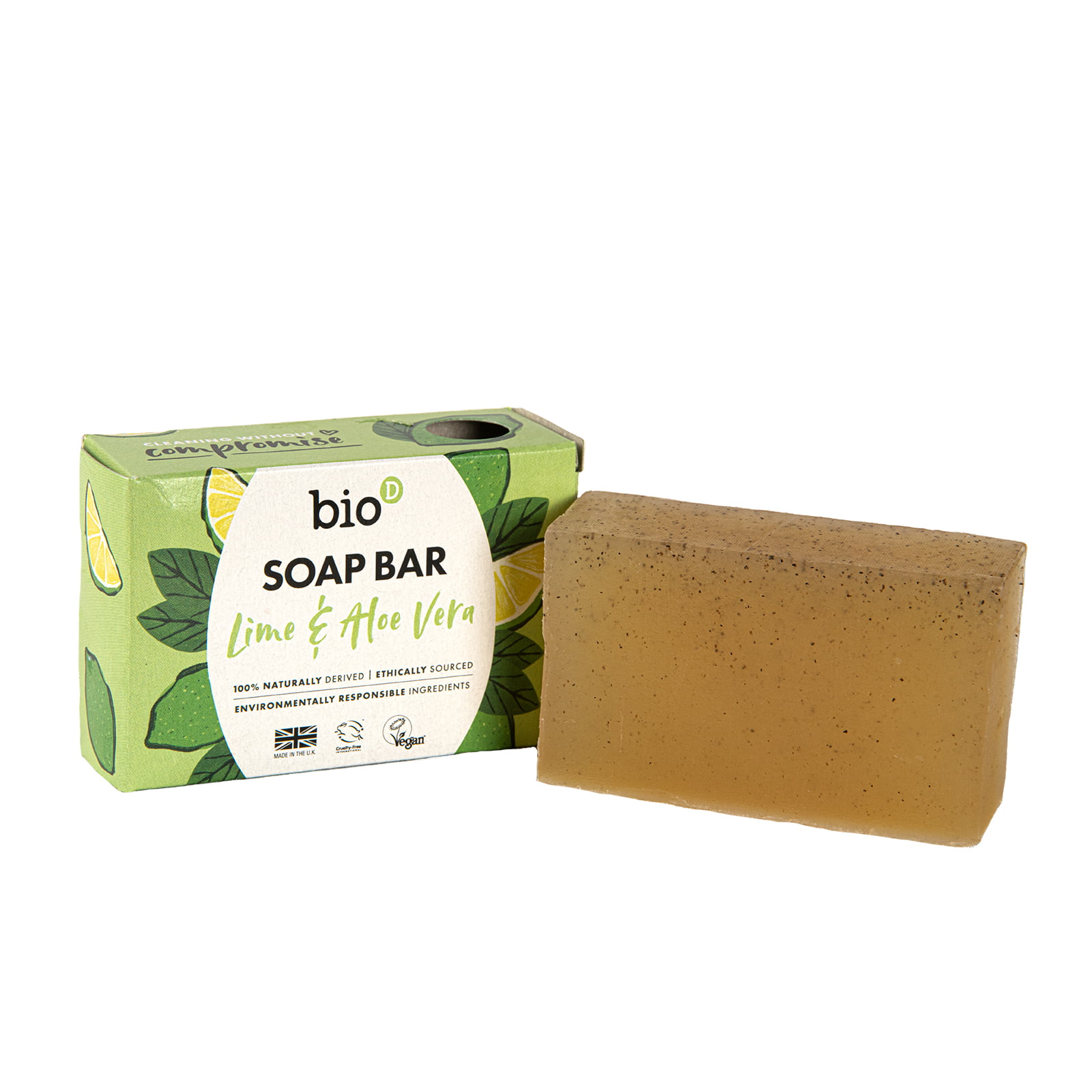 Bio-D Soap Bar Lime & Aloe Vera - 90g - Image 2