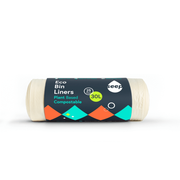 Seep Compostable Bin Liners 30L Medium (Roll of 25 Bags)